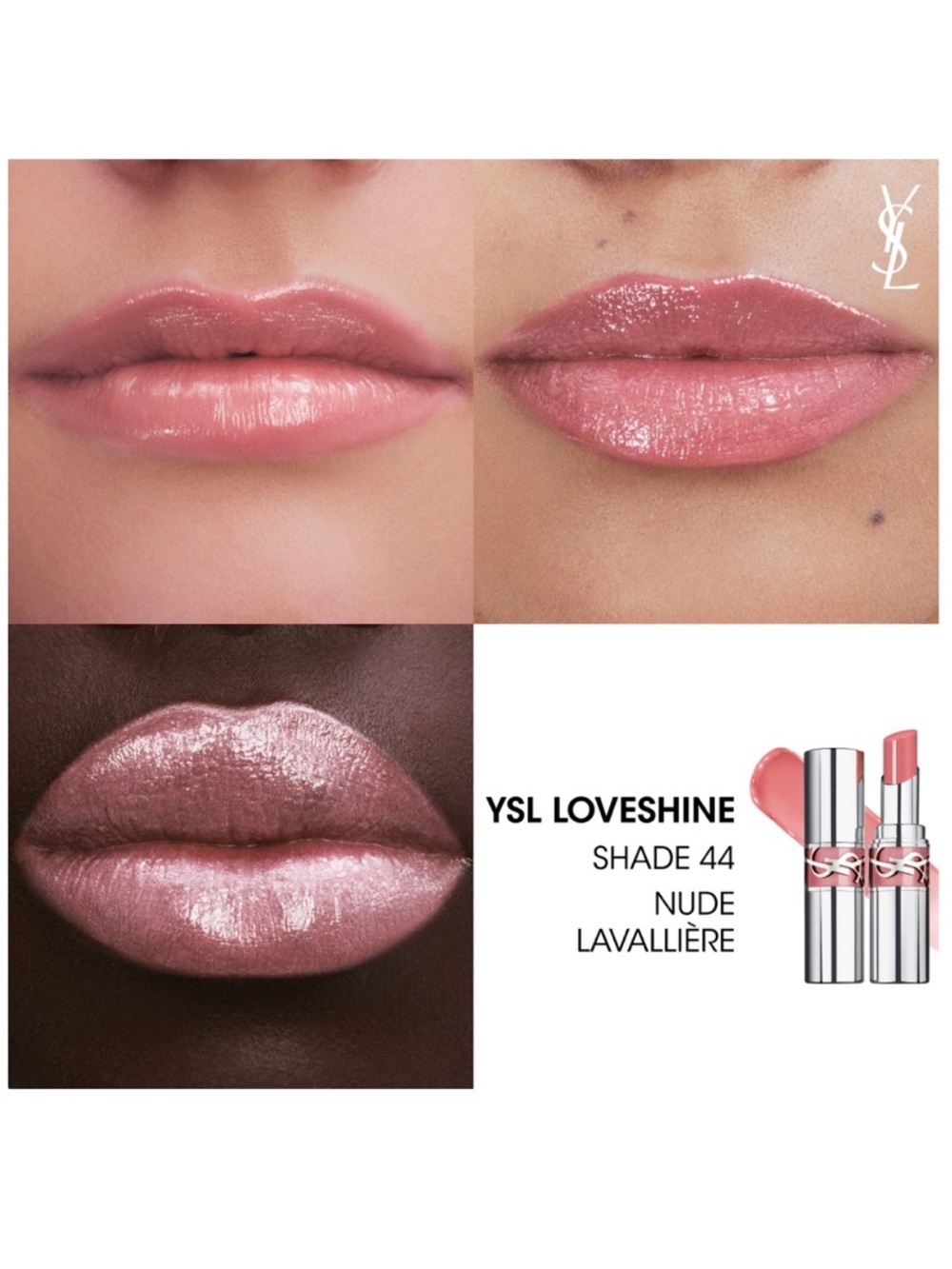 YSL Loveshine Lipstick 44 Nude Lavalliere